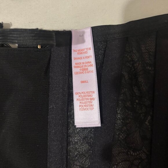 Savage x Fenty Women's Black Corset - Picture 4 of 7